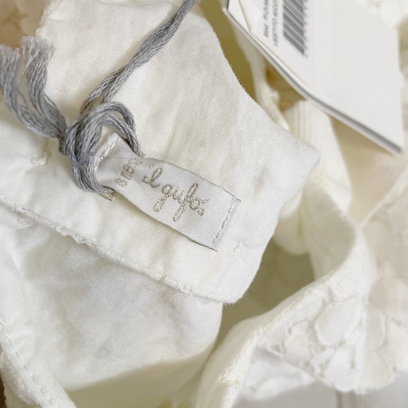 Il Gufo | Girls Ivory Lace Tunic with Bow | Size: 6M - Picture 3 of 8